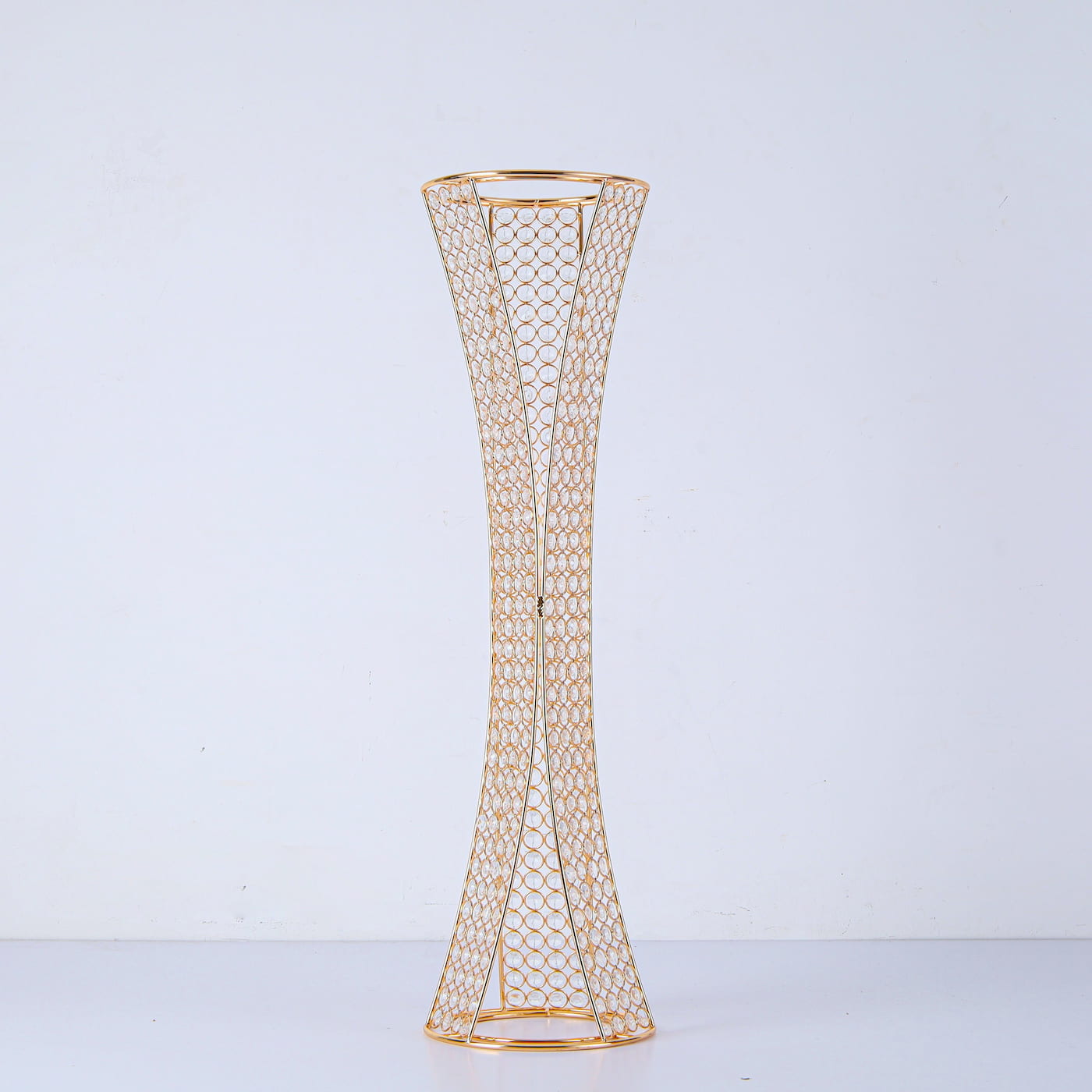 Gold Crystal Centerpiece Stand with Removable Orb