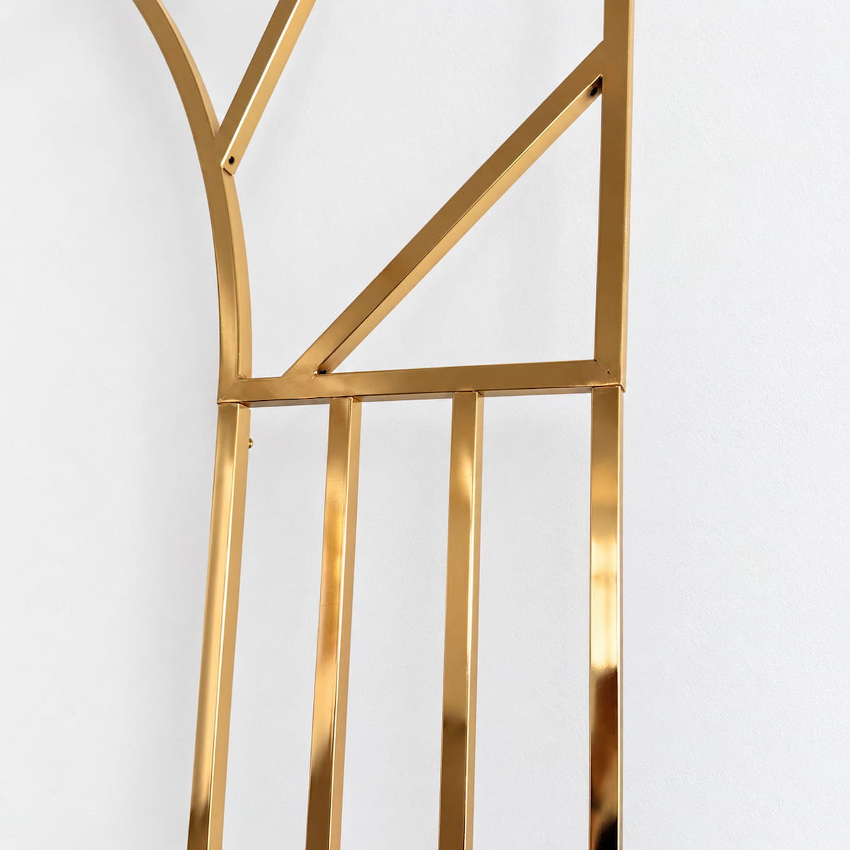 Gold Geometric Wedding Arch Backdrop Stand