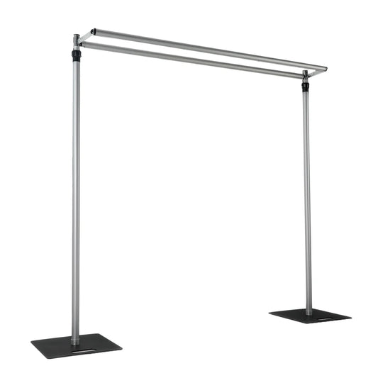 10FT Adjustable Dual Crossbar Backdrop Stand