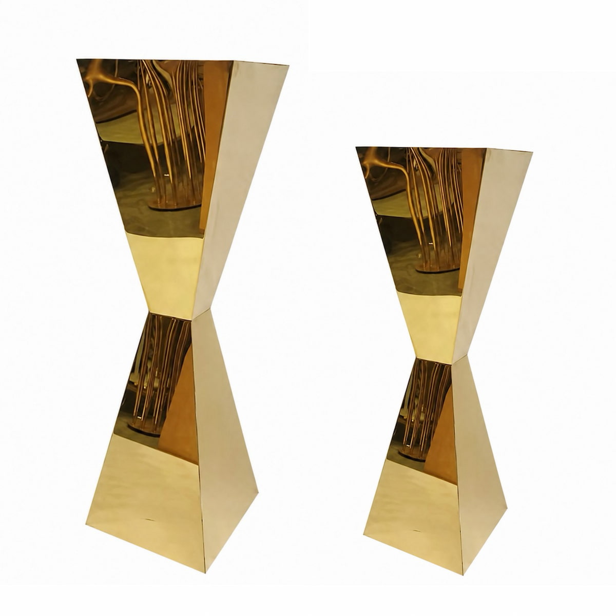 Mirror Stainless Steel Floral Stands