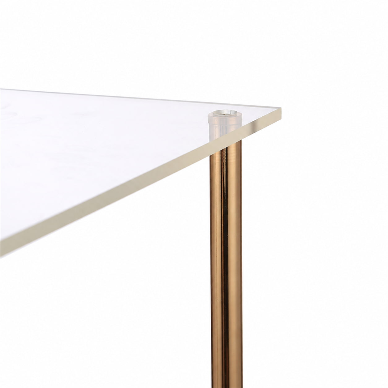 Gold Square Metal Floral Stand