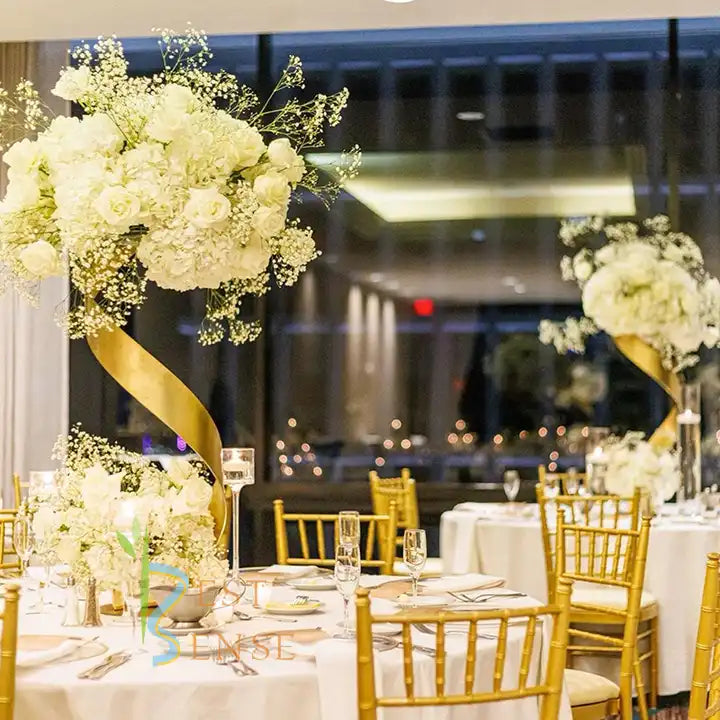 Spiral Floral Stand Table Centerpieces