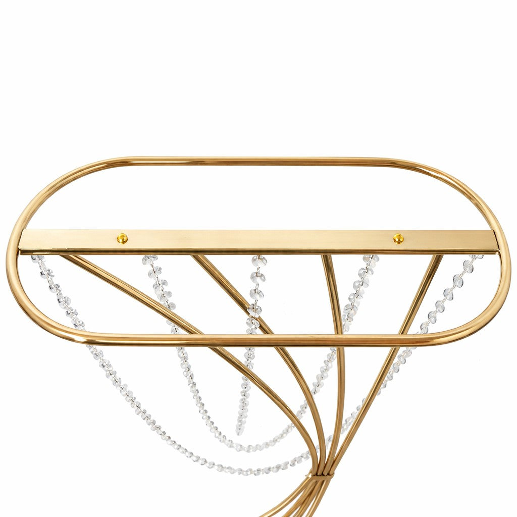 Details of Table Floral Stand With Clear Pendant