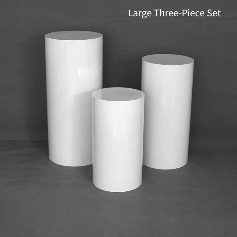 3 PCs-Set Metal Durable Cylinder Stand