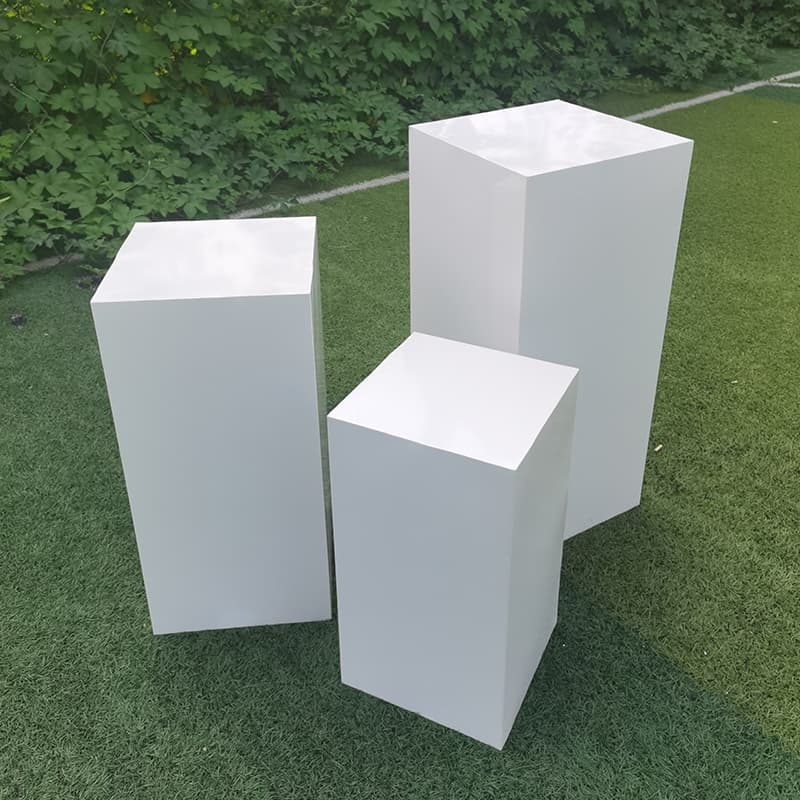 3 PCs-Set Metal Square Stand