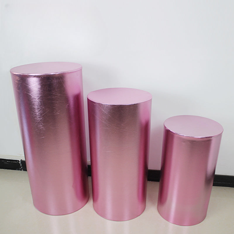 cylinder pedestal plinth display stand covers