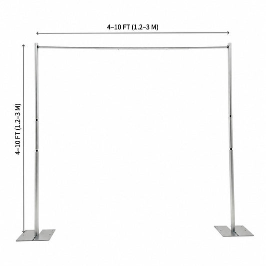 4–10ft Adjustable Backdrop Stand