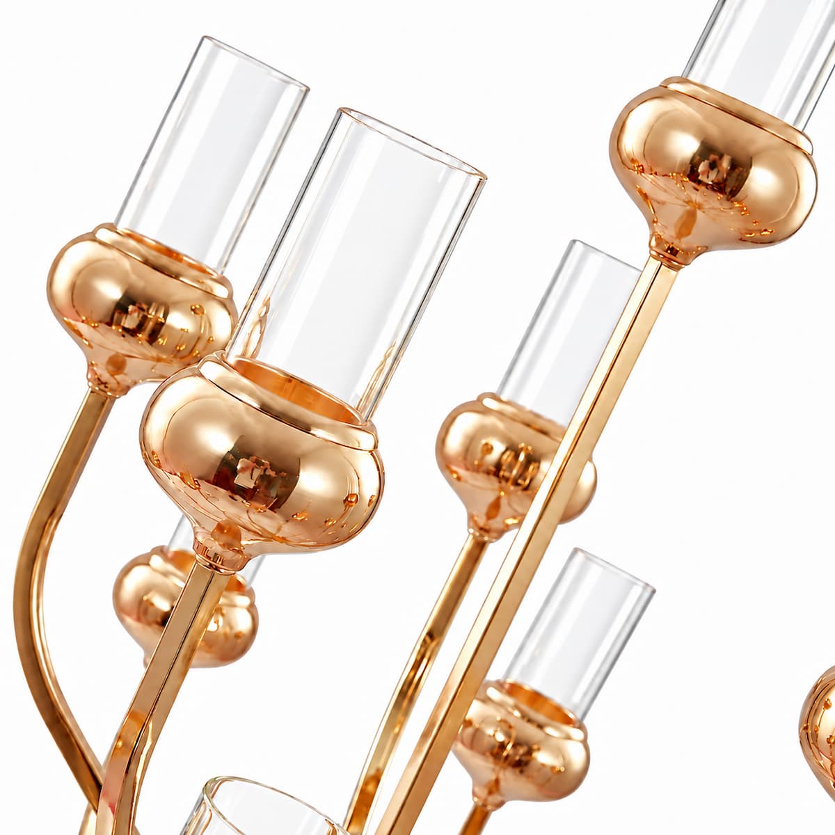 13 Arms Gold Metal Cluster andelabra 