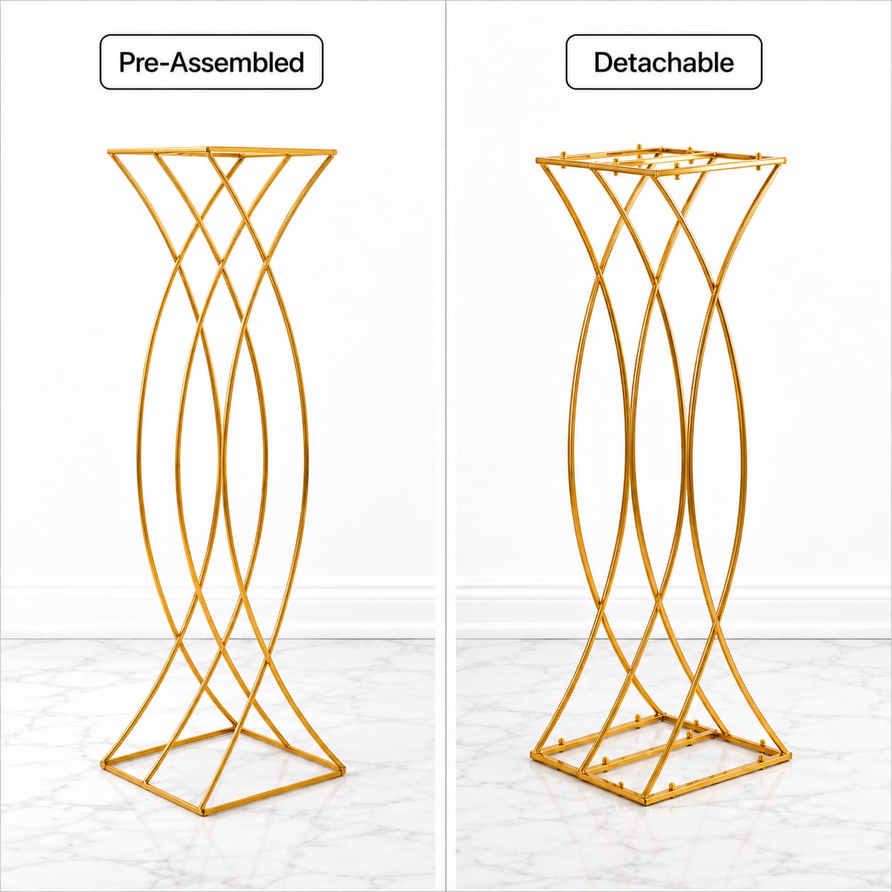 Mermaid-Shaped Floral Stand