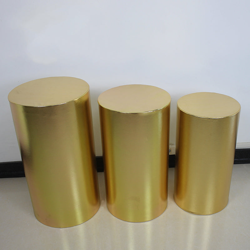 cylinder pedestal plinth display stand covers