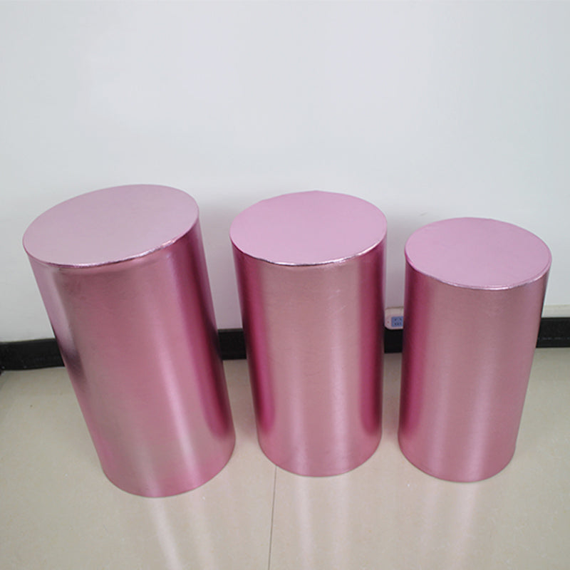 cylinder pedestal plinth display stand covers