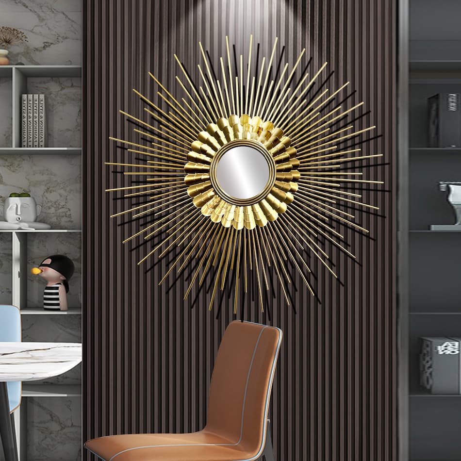 Handmade Sunflower Wall Mirror