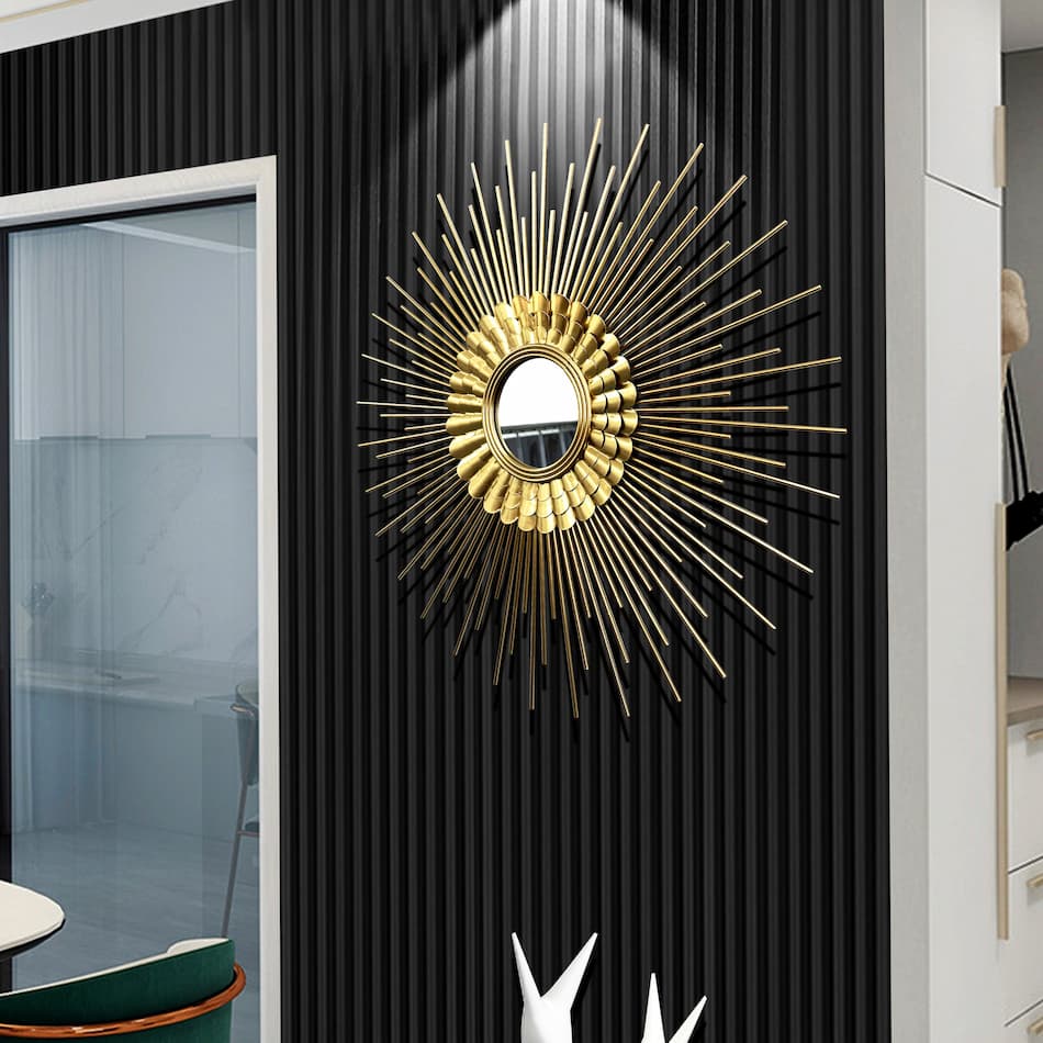 Handmade Sunflower Wall Mirror