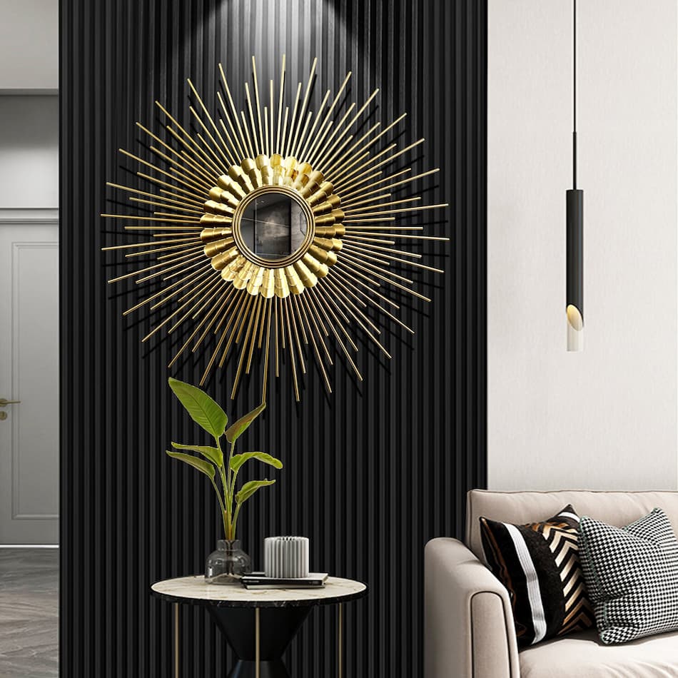 Handmade Sunflower Wall Mirror