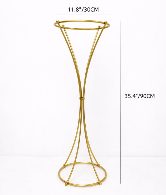 Size of Slim Waist Table Floral Stand
