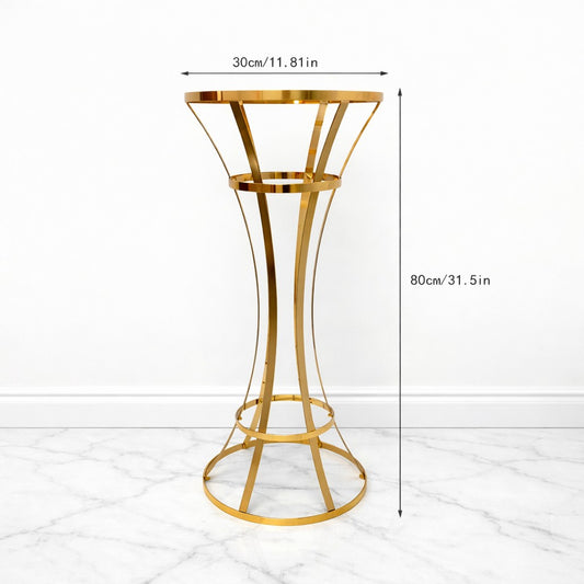 Size of Slim Waist Table Floral Stand