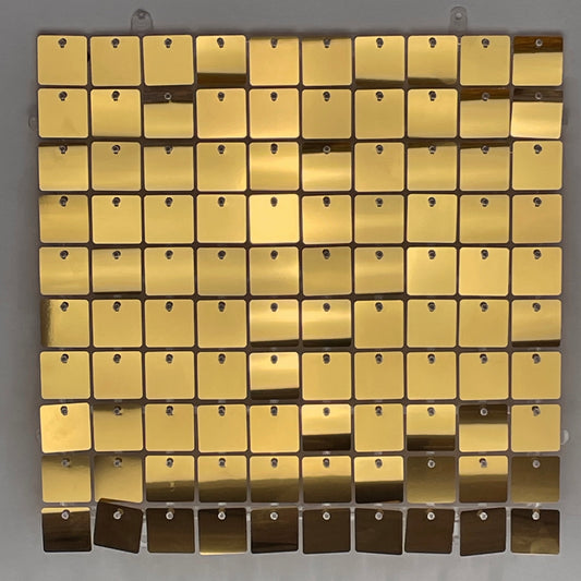 Mirror Light Gold Shimmer Wall