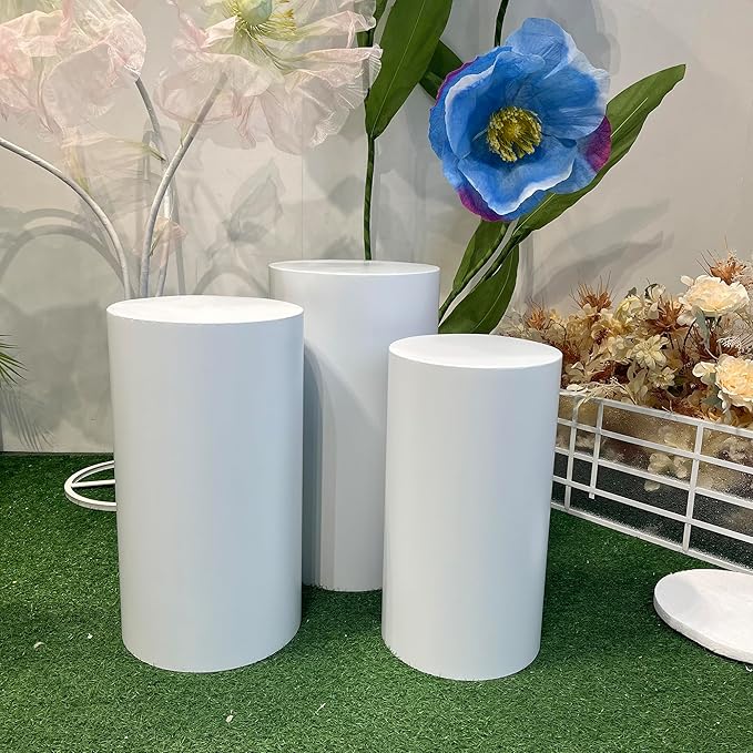 3 PCs-Set Metal Durable Cylinder Stand