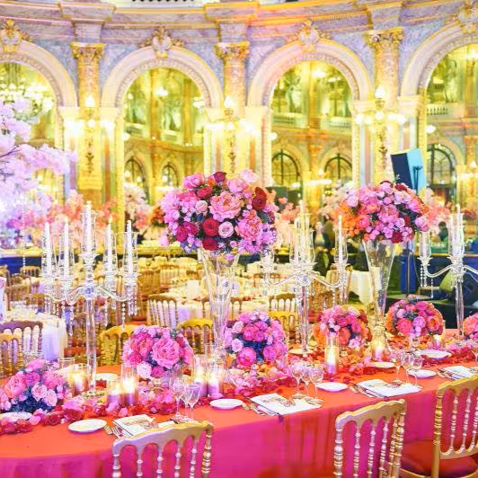Crystal Glass Candelabra