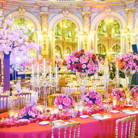 Crystal Glass Candelabra